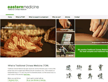 Tablet Screenshot of easternmedicine.net.au